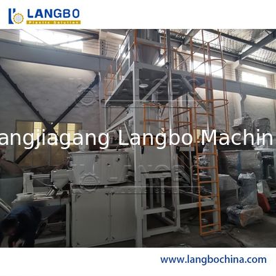 Yüksek Hızlı Profesyonel PVC Plastik Karıştırıcı, Isıtma ve Soğutma ile Plastik Tozu, Polietilen, ABS Parçacıkları vb için idealdir.