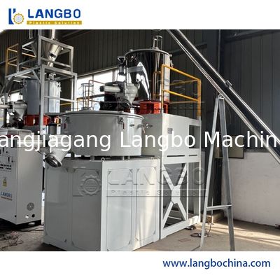 Sert PVC Bileşikleri için Isıtma Soğutma Sistemli Endüstriyel PVC Tozu Yüksek Hızlı Mikser