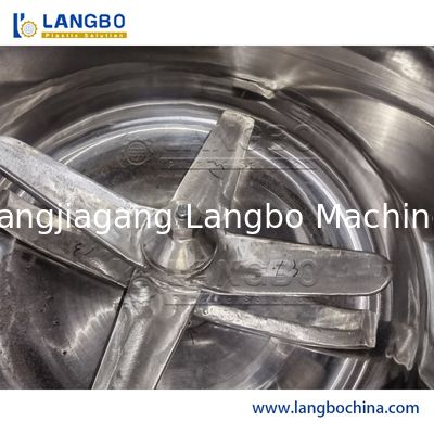 Sert PVC Bileşikleri için Isıtma Soğutma Sistemli Endüstriyel PVC Tozu Yüksek Hızlı Mikser