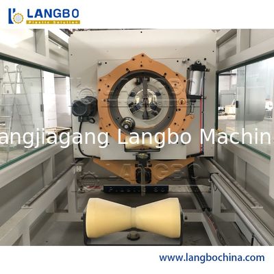 Toz / Talaşsız Kesme Sistemli 150KG / Yüksek Kapasiteli PVC Boru Ekstrüzyon Hattı