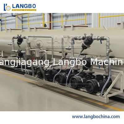 Endüstriyel Çift vidalı PVC/UPVC/CPVC boru ekstrüzyon hattı - Su, drenaj ve elektrik boruları üretimi