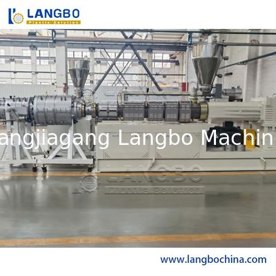 CE ISO Pvc boru çıkartma makinesi 80/156 Konik Çift vida çıkartma makinesi