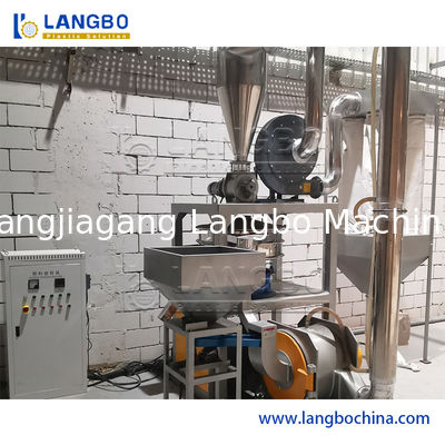 Atık Plastik PE PP EVA Peletleri Hurdaları PVC Flake Öğütme Toz Haline Getirme Makinesi