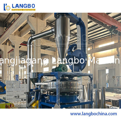 Geri Dönüşüm Hurda PVC Borular için Toz Haline Getirme Plastik Öğütme Makinesi