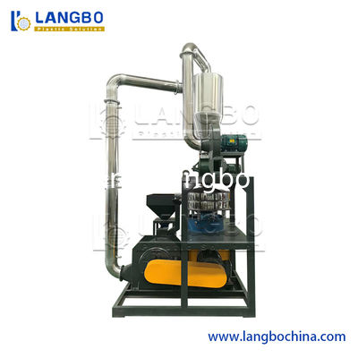 Atık Plastik PE PP EVA Peletleri Hurdaları PVC Flake Öğütme Toz Haline Getirme Makinesi