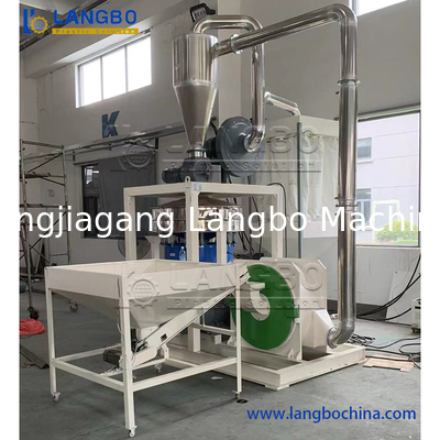 Atık plastik toz pulverizer öğütme makinesi PVC freze makinesi