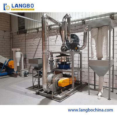 Plastik boru profilleri atık ürünü Pulverizer Miller Makinesi