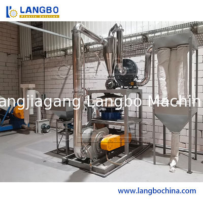 Atık Plastik PE LDPE Öğütme Toz Haline Getirme Makinesi