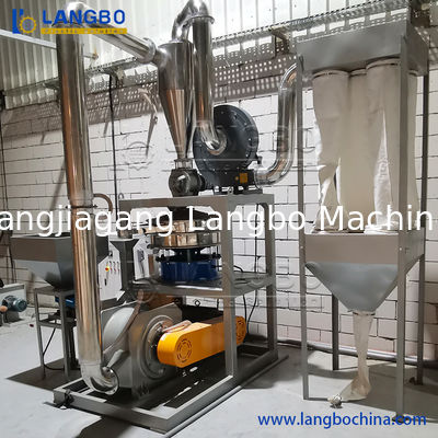 200kg-1000kg Plastik PVC Su Çözemesi Borusu Ezilmiş Kırıntılar Kalıntılar Pulverizer freze makinesi