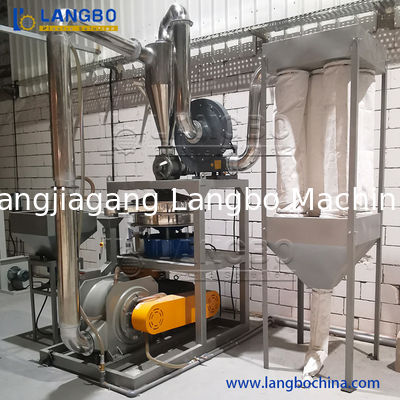 Plastik Geri Dönüştürme PVC öğütücü/Fırlatma Pulverizer Makinesi