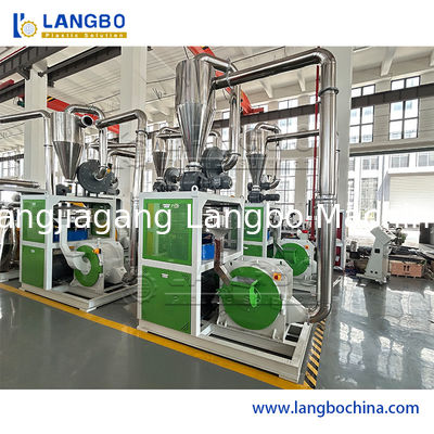 PE PET PP PVC Atık Nylon Pulverizer Plastik Şişeler Döşeme Makinesi Satış Fiyatı