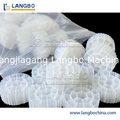 HDPE Mbbr Biyolojik Taşıyıcı Filtre Medya Tüp Ekstrüder Yapma Makinesi