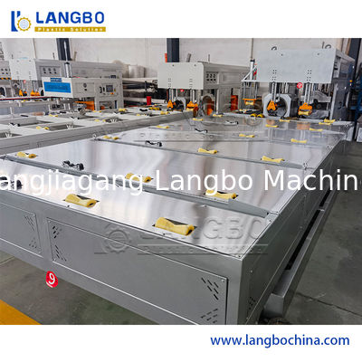 Pvc Boru Zımba Makinesi 16 - 250mm Boru Çapı Dahili PLC Sistemi