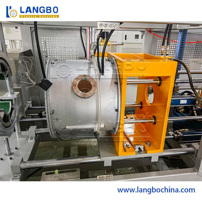 250mm RU Plastik boru çınlama makinesi Tam otomatik