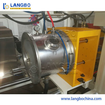 16-50mm Küçük PVC Boru Ağız Açma Makinesi, Dokunmatik Ekran Kontrollü ve Tek Vidalı Ekstrüderli