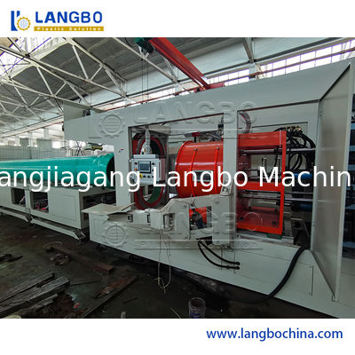 Pvc Boru Zımba Makinesi 16 - 250mm Boru Çapı Dahili PLC Sistemi