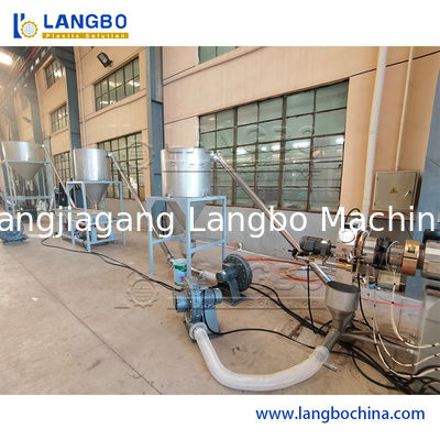 Plastic Hot Cutting PVC Pelletizing Granulating Line