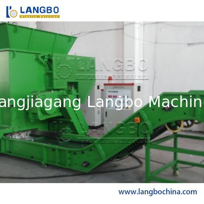 Büyük Atık Pet Şişe Film PP PE Gündelik Çöp PVC Borular ABS PA PS Dokuma Çuvalları Kauçuk Malzemeleri Hacim Azaltma Kırıcı