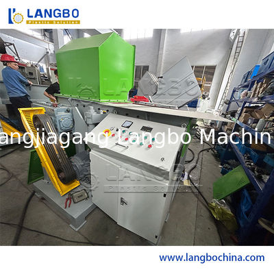 Single Shaft HDPE Kütükler Boru Plastik E-Atık Ahşap Metal Malzeme Plastik Film Şişe Torbası Fıçı Blok Dokuma Torbası Ton Torbası Raffia Torbası Kırıcı Makine