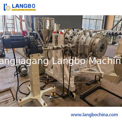 Plastik HDPE PPR Boru Ekstrüzyon Makinesi / PE Boru Ekstrüder Üretim Hattı