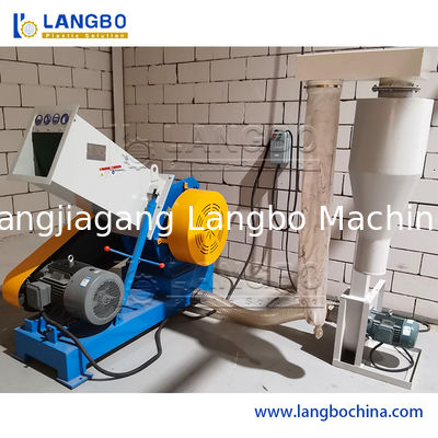 Atık Evcil/HDPE/LDPE/PP/PE Şişeler Dokuma Torbalar Plastik Geri Dönüşüm Kırıcı Makinesi