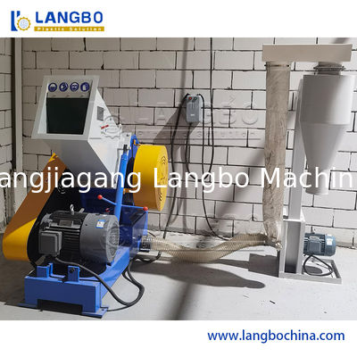 Atık Evcil/HDPE/LDPE/PP/PE Şişeler Dokuma Torbalar Plastik Geri Dönüşüm Kırıcı Makinesi