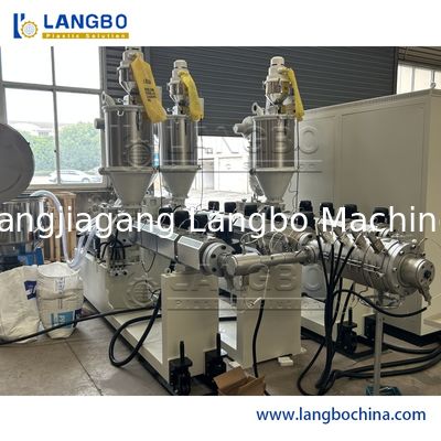 Pe Co Ekstrüzyon Ppr Boru Üretim Hattı 350kgs / H Çok Katmanlı Tüp