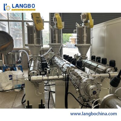 Enerji tasarruflu Otomatik 16-63mm PPR Boru Ekstrüzyon Makinesi