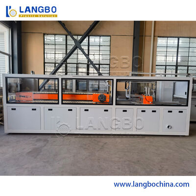 Konik Çift Vidalı Ekstruder ile 300mm PVC Profil Ekstrüzyon Hattı