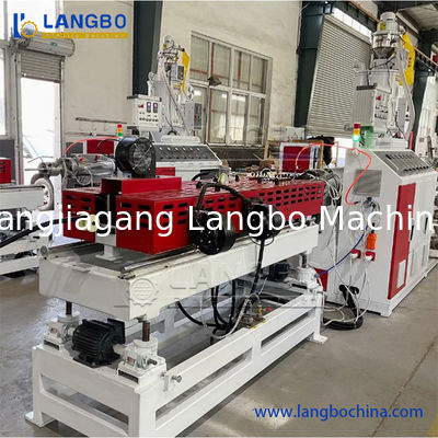 Plastik Yumuşak PVC Fiber Oluklu Boru Ekstrüzyon Makinesi