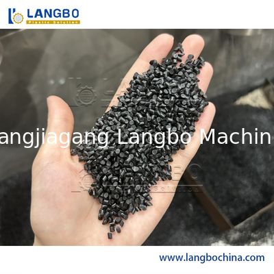 Tek Vidalı Ekstruder Plastik Geri Dönüşüm Kırma Makinesi 150kg / H Kapasite