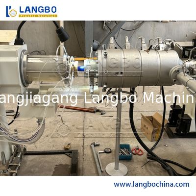 Plastik PPR Boru Ekstrüzyon Hattı ABB Invertör Çift Vidalı Çeşitli Çap