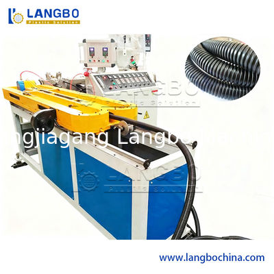 16mm-63mm PE PP PA Single Wall Corrugated Pipe Machine