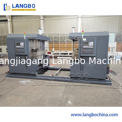 16-630mm Plastik boru ekstrüzyon hattı için tamamen otomatik CNC / PLC kontrolü PVC boru ipleme makinesi