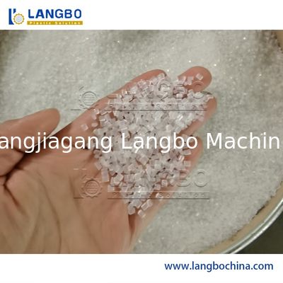 PP PLC PE HDPE LDPE Geri Dönüşüm Plastik Granül Peletleme Makinesi Granülasyon Hattı