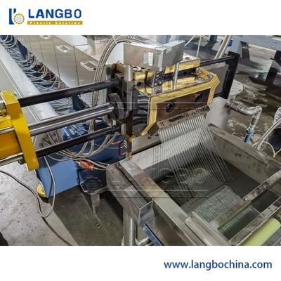 150kg / H Plastik Pelet Makinesi Yarı Otomatik Üst Besleme