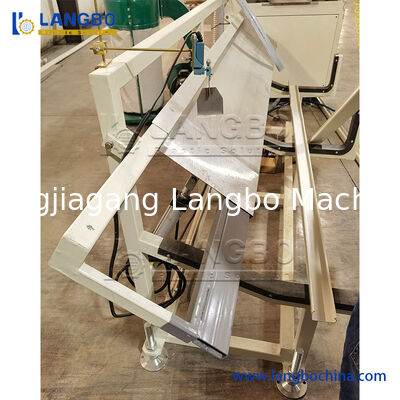 55/110 Konik Çift Makara Ekstrüder PVC Profil Ekstrüsiyon Hattı, 22KW Motor Gücü ile 1180mm Kablo Kütüğü için