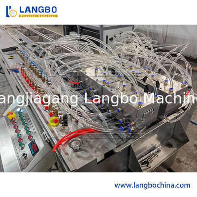 55/110 Konik İkiz Vidalı Ekstrüderli PVC Profil Ekstrüzyon Hattı, 1180mm Kablo Kanalı ve 22KW Motor Gücü İçin