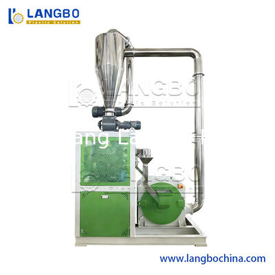 Otomatik PE LDPE HDPE LLDPE PP PVC Pet EVA PS ABS Toz Plastik Pulverizer Darma Darma Geri Dönüşüm Makinesi