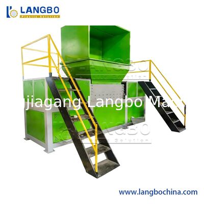 Metal/Plastik/Lastik/Kauçuk/Ahşap Geri Dönüşüm Makinesi için Endüstriyel Çift Şaftlı Parçalayıcı Ezici Makine