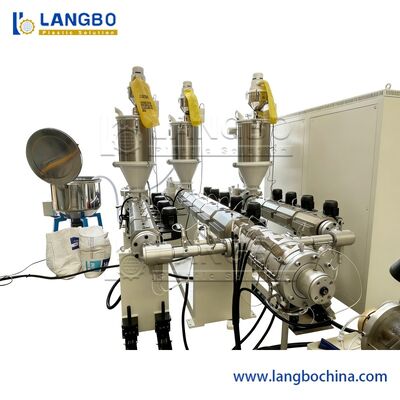 Yüksek Hızlı Plastik Profil PPR Su İçeği Borusu Yapma Ekstrüzyon Tek vida