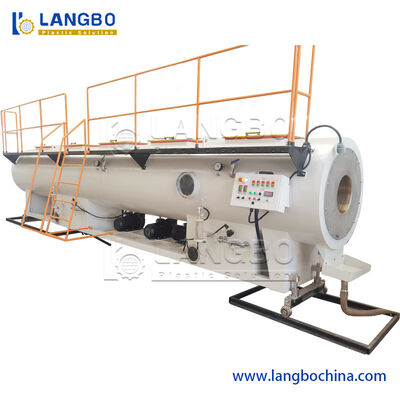 UPVC 75- 250mm Pvc boru ekstrüzyon hattı makinesi 80/156 extruder ile