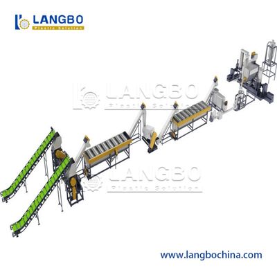 Çöpe atık plastik geri dönüşüm pelletizing makine