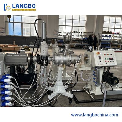 Plastik PPR PE Boru Yapımı Hattı 3 Katmanlı PLC Uzaktan Kumanda