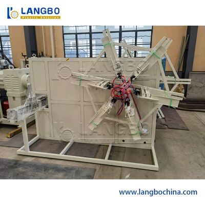 Schnider Elektrik Bileşenleri Otomatik Plastik Boru Sarma Makinesi PE HDPE Oluklu Boru Sarma Aralığı 1600-3200mm