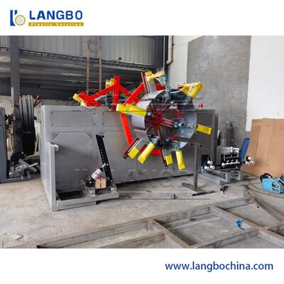 Schnider Elektrik Bileşenleri Otomatik Plastik Boru Sarma Makinesi PE HDPE Oluklu Boru Sarma Aralığı 1600-3200mm