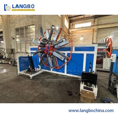 Schnider Elektrik Bileşenleri Otomatik Plastik Boru Sarma Makinesi PE HDPE Oluklu Boru Sarma Aralığı 1600-3200mm