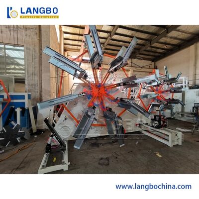 Plastik PE yumuşak boru bobin makinesi yapmak için dalgalanmış hortum boru sargı