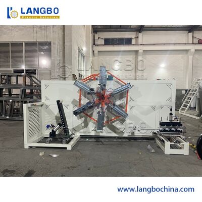 Plastik PE yumuşak boru bobin makinesi yapmak için dalgalanmış hortum boru sargı