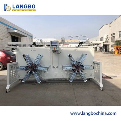 Gelişmiş PE hortum sarmalama sistemi 0.1-10m/min sarmalama hızı HDPE boru sarma makinesi İşlenmiş borular için